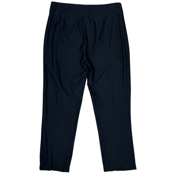NWT Women's EILEEN FISHER Petite Stretch-Crepe Straight Pull-On Pants | Size PL - Picture 4 of 7
